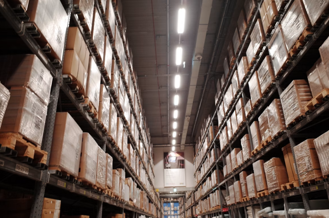 warehouse lights flickering